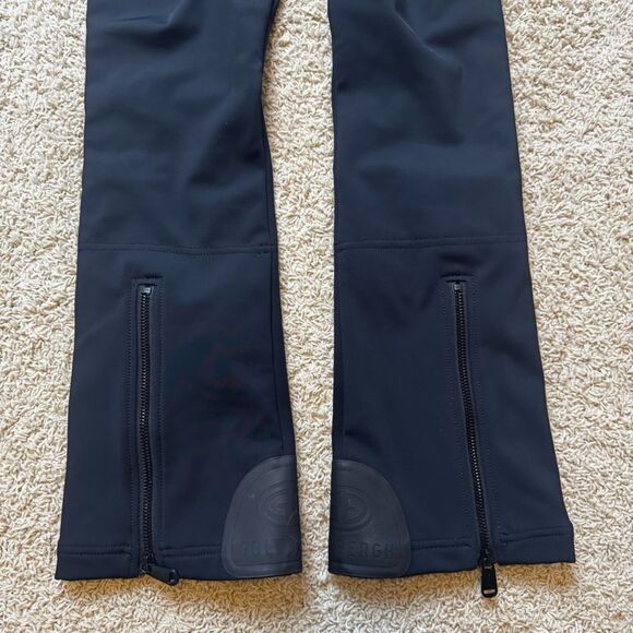 Goldbergh Cher Ski Pants Pippa Ski Pants Black Gold Logo Waterproof US 8 - Picture 12 of 12